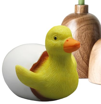 Duck Decor | Small Ducks,Sculpture Decorations Toys Ornament Hatching Duckling Display Accessories For Desk Shelves Garden
