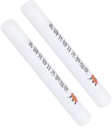 2X Vernice per mobili, Riparazione Pavimenti, Pennarello AntiGraffio, Vernice per Legno Composito HG-Bianco