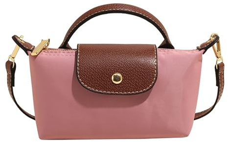 Generisch Mini Umhängetasche in Farbblockoptik für Damen, Small Crossbody Bag,Quadratische Klein Handtasche in Volltonfarbe mit Verstellbarem Riemen, Schultertasche