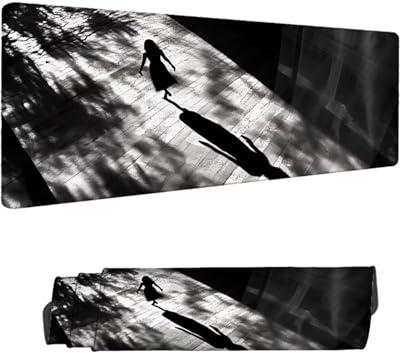 Mouse Mat Black Gaming Mouse Pad 1200 x 600 MM XXL Extended Desk Mat, Keyboard Mousepad Girl, Water-Resistant Surface and Non-Slip Base Mousemat, for Gaming Office Desk Accessories for Men H-11958