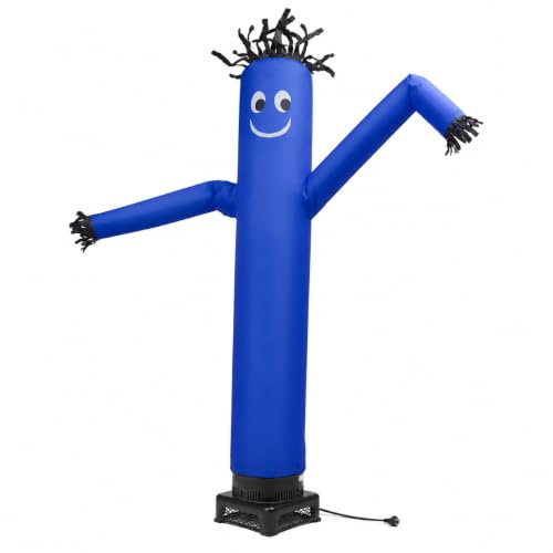 Aufblasbarer Lufttänzer mit 550W Gebläse - Aufblasbarer Schlauchmann Sky Puppet Dancer, 8ft höhe, Wackelnder Werbeschlauch für Festivalwerbung,Events & Werbung (Blau)