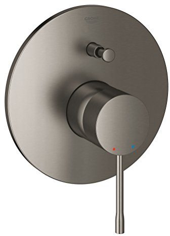 GROHE Essence | Wanne - Einhand-Wannenbatterie | hard graphite gebürstet | 19285AL1