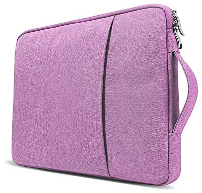 FINDING CASE 14 Inch Laptop Sleeve Case Bag, Shockproof Ultrabook Notebook Pouch Case Handbag for All 14 Samsung Sony ASUS Acer Lenovo Dell HP Toshiba Chromebook Carrying Computers with handle Purple