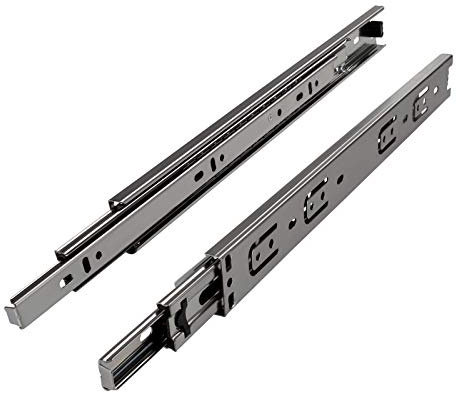 SOTECH 1 Paar Vollauszüge KV2-45-H45-L600-NF 600 mm eingeschoben | Höhe 45 mm Kugelführungen mit Tragkraft 45 Kg