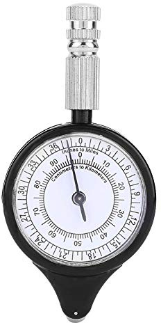 Kartenmesser, Aluminiumlegierung Entfernungsmesser Curvimeter, präzises Mapping Tool für Camping, Wandern, Radfahren, Outdoor-Abenteuer