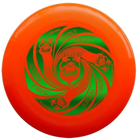 Discraft Ultrastar Orange Ultimate Frisbee Ultra Star - Swirly Ghost Grün 175g
