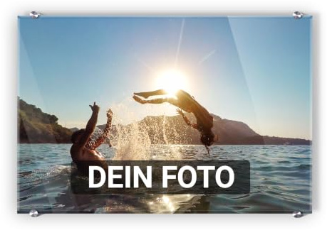 artboxONE Pixum Acrylglas 120 x 80 cm (quer) eigenes Foto als Acrylglas - Acrylglasbild mit Wunschmotiv - Personalisierbares Geschenk