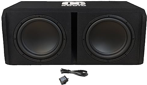 OE AUDIO 212SP Twin 12 Active Amplified 3600W Double Bass Box Sub Car Subwoofer