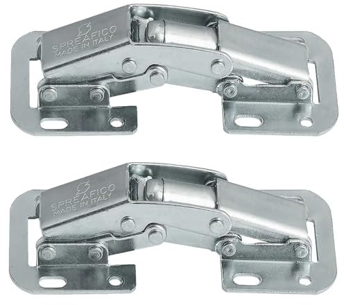 cyclingcolors 2x Cerniera per Ante 90° senza Foro Incasso Armadio Cardini Mobili cucina