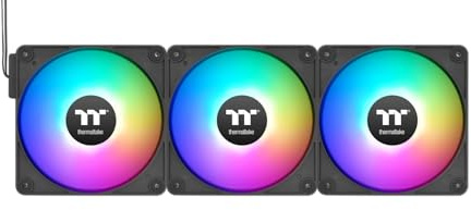 Thermaltake CT120 EX Reverse ARGB Sync PC Cooling Fan | 120‑mm‑ARGB‑PWM‑Lüfter | 3 Fan Pack