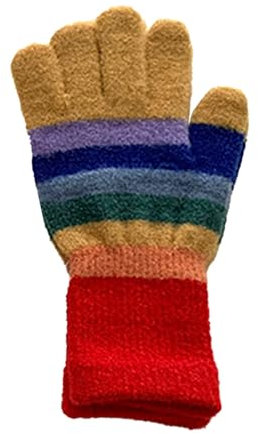 Herren Winterhandschuhe Gefüttert Women Cycling Ski Warm Windproof Full Package Sub Refers To Students Can Screen Driving Lederhandschuhe Damen 75 (Yellow, M)