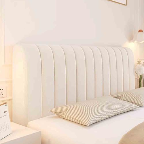 Hearda Bett Kopfteil Bezug, Gesteppt Bett Kopfteil Hussen, Staubdicht Bettkopfteil Husse, Verdickt All-Inclusive Bettkopfteil Bezug für Schlafzimmer