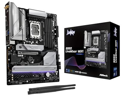 ASRock B860 LiveMixer WiFi DDR5 PCIe 5.0 ATX Motherboard