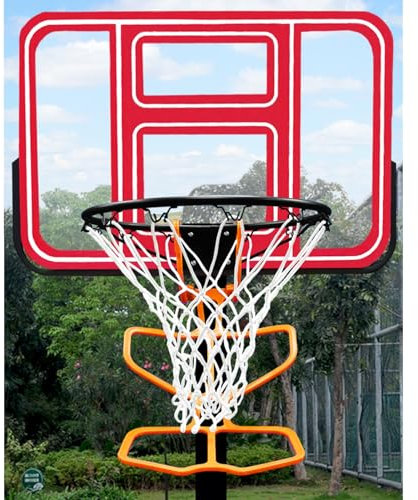 Basketball-Ballrückgabesystem mit Hakenmontage, kleines Basketball-Rebounder-Trainingsgerät für Kinder, Jugendliche und Erwachsene, Basketball-Wurftrainer für das Fitnessstudio, das Haus im Freien