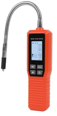 Bremsflüssigkeitstester, Bremsflüssigkeitstester Auto-Bremsflüssigkeitsdetektor LED-Anzeige Bremsöl-Feuchtigkeitsgehaltstester Tonalarm Bremsflüssigkeitsanalysator Bremsflüssigkeit Teststreifen Kalibr