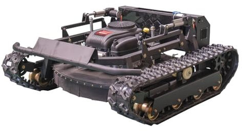 Cortacésped robótico, cortadora de césped Robot Inteligente, máquina de eliminación de Nieve de Control Remoto de Todo Terreno, Arranque eléctrico, Ajuste de Altura, rastreador de Escalada Anti-Skid