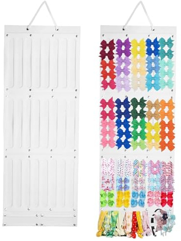 EEEKit Haar Accessoire Aufbewahrung, Haarspangen Organisation zum Aufhängen, Haargummi Aufbewahrung für Mädchen Haaraccessoires