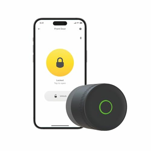 Yale Linus Smart Lock L2 Lite – Black – 05/109100/MB-UK | Smart Door Lock for Front Doors | Keyless Entry | App Controlled | Easy Installation | Digital Keys | Real-Time Activity | Yale Home app