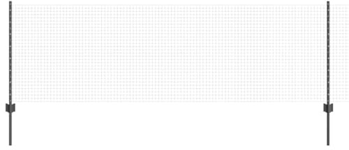 Mhdvray Clôture de jardin, avec poteaux, 0,8 x 10 m, gris, en acier, PVC, design moderne, robuste, pour terrasse, balcon, jardin, brise-vue pour l'extérieur