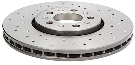 2x BREMSSCHEIBE BREMBO XTRA LINE GELOCHT/INNENBEL Ø 288 MM VORNE Vorne von Brembo (Set09.7010.2X) Bremsanlage Bremsscheibenset, Scheibenbremse, Satz, Bremsscheibensatz