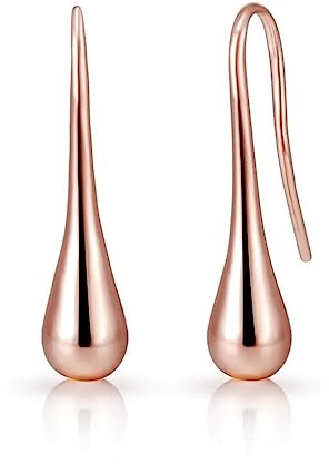 Philip Jones Rose Gold Plated Teardrop Earrings