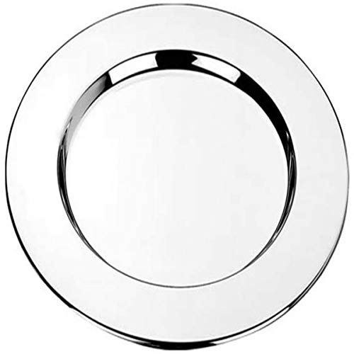 Platzteller Klassik (D 31 cm) | Premium Silber Plated versilbert | Edles Tafelsilber | Top Verarbeitung