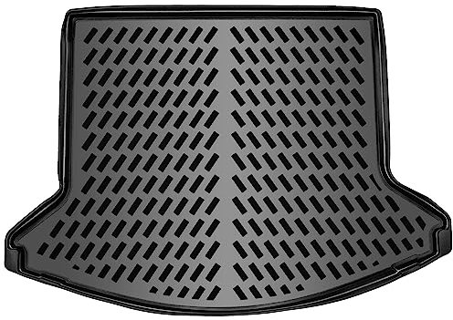 ELMASLINE Alfombrilla de goma 3D para maletero para Mazda CX-5 (KF) 2017-2025, antideslizante, con borde de 5 cm