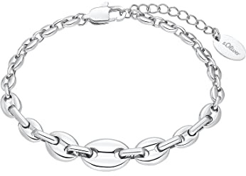 s.Oliver Damen-Armband Edelstahl