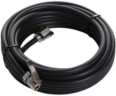 rg-vertrieb Druckluft Reifenfüller Kfz Reifenfüllschlauch Druckluftschlauch-Set Handreifenfüller mit Anschlüssen (3,5m), Schwarz