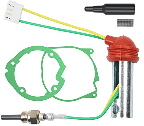 MaxEarn 5 Stk Glühkerze Diesel Standheizung für 12V 5KW Standheizung | Keramik Glühkerze Reparatursatz mit Dichtung Filter Schraubenschlüssel, Standheizung Zubehör für Auto Lkw Boot