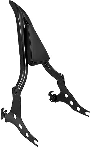HDBUBALUS Motorcycle Sissy Bar Detachable Backrest Rear Backrest Rear Passenger Backrest Cushion Passenger Backrest Pad Fit For Harley Breakout Fat Boy 2013-2023 Black