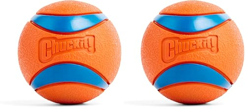 Chuckit! 17030 Ultra Ball Large, 1 Pelota para Perros Compatible con el Lanzador, L (Paquete de 2)