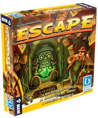 Devir – Escape, kooperatives Brettspiel, einfach und schnell, mit Erweiterungen, Solitärmodus, modularer Schwierigkeitsgrad (BGESCTR)