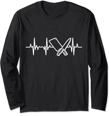 Couteau et hachoir Heartbeat Steak Lover Carnivore Butcher Manche Longue