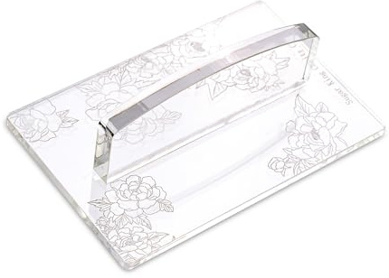 KALAIEN Fondant Smoother with Handle Acrylic Cake Smoother Tool for Icing fondant tools set-Square