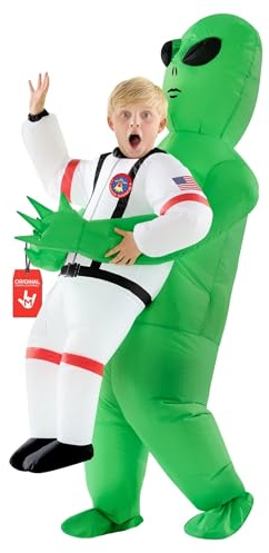 Morph Alien Costume, Alien Costume Kids, Halloween Costumes for Kids | Includes Inflatable Alien Costume & Fan, Inflates in 60 Seconds, 4+ Hours Use Time, Perfect Halloween Costumes for Boys