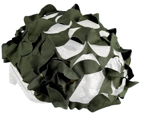 Copri Calotta per CascoTattico, Pezzi Copertura per Caschi Tattica Regolabili, Copricasco Rapidi da Attrezzatura Militare per Paintball, Caccia, Tiro