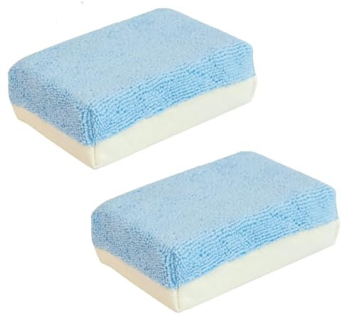 SGFNXB Demister Pad for Car, Windscreen Cleaner, Twin Pack Car Demister Pad, 2-In-1 Chamois & Microfibre Car Window Demister, Streak Free Car Windscreen Demister, Reusable Car Accessories