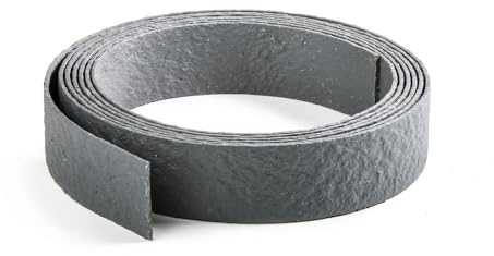 Jardilat Bordure de Jardin - Rouleau de 14cm x 25m - Plastique Recyclé - Couleur Gris