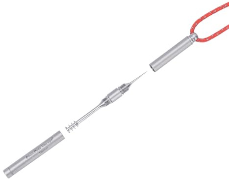 iBasingo Mini palillos de dientes de titanio portátil, para eliminar cera de oídos, herramientas de cuidado personal, herramientas multifuncionales al aire libre, solo 6 g, Ti9008O