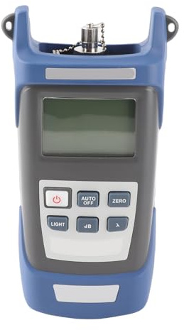 Haosie Optical Power Meter, Wavelength Fibre Optic, Fibre Optic Lights | Network Cable Tester Light Meter, SC FC ST Connector 800-1700nm -70~+6db