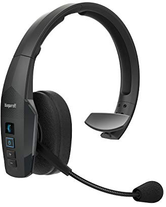 Jabra BlueParrott B450-XT Casque Supra-auriculaire Bluetooth Mono – Réduction du Bruit de 96 % avec Commande Vocale pour Espaces Publics et Environnements Bruyants – Noir (Reconditionné)