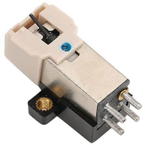 Cartucho de tocadiscos, 1,10 × 0,39 × 0,39 pulgadas Cartucho magnético móvil Aguja para cantar Cabezal vocal profesional Tocadiscos Singneedle