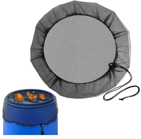 Rete di copertura a maglie for barili di pioggia, secchi di raccolta dell'acqua in PE, strumento di raccolta delle gocce di pioggia, protezione anti-zanzare(Diameter 100cm)
