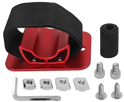 OVAQUIXI Support de Roue Arrière, Support de Roue Arrière de Vélo en Alliage D'aluminium pour Toit de Voiture pour Coupés, Berlines, SUV (Rouge)