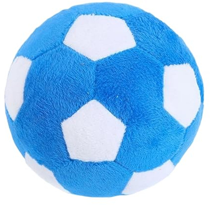 Generisk hundfotbollsleksak, mjuk fotbollsspel – plysch hundpipande bollar – för inomhus- och utomhusbruk, för sysselsättning och valpleksak för medelstora och