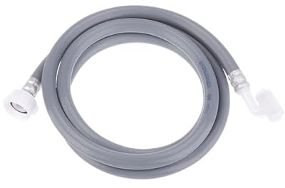 Inlet Hose For Washing Machines And Dishwashers With 90 Degree Elbow Connector, Flexible Water Feed Pipe For Tight Spaces(A-60CM)