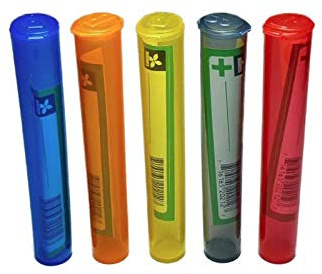 generisch 5X Joint Tube 120mm Zigarettenhülle Joint Hülle mit Klappdeckel Jointtube Cone