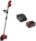 Einhell Akku-Rasenkantenschneider GE-LE 18/190 Li Power X-Change (Li-Ion, 18 V, 3-stufige Tiefeneinstellung, Split-Shaft, Softgrip, inkl. 4 Ah Akku und Ladegerät)schwarz, rot