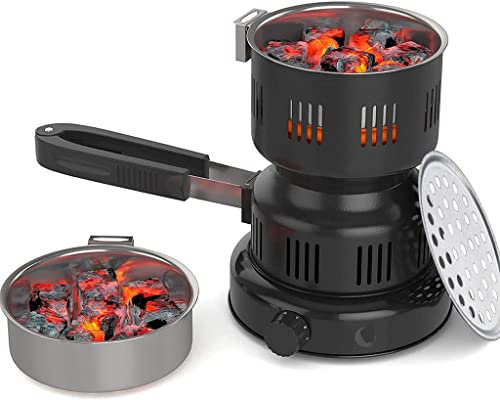 Glamified , glam Electric Hookah Charcoal Burner Starter Shisha Coal Charcoal Lighter Tea Coffee Heater Electric Mini Stove Hot